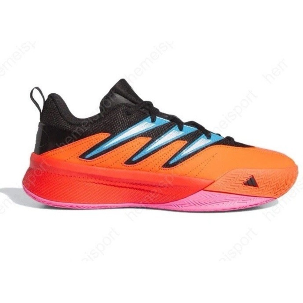 Adidas Dame Certified 3 IH8464 Orange Running Shoes Sneakers Mens Size 6 New